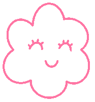 Happy Pink Sticker by Bodil Jane