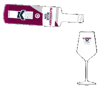 Reisetbauer Sloeberrybluegin Sticker by BLUE GIN