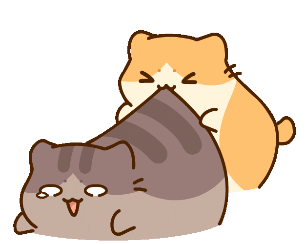 Cat Play Sticker by Bichi Mao