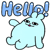 Whats Up Hello Sticker by Holler Studios