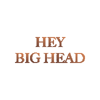 Hey Big Head Sticker by FORVR Mood