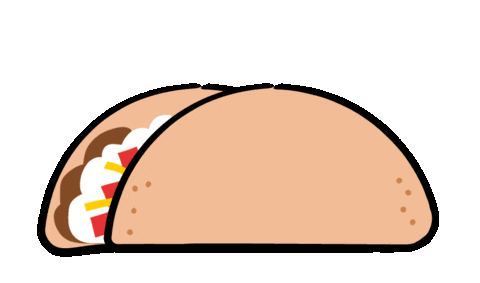 Taco Bell Rainbow Sticker by Jessica Lau