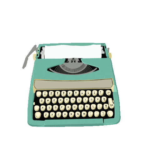 very_lindsey vintage paper writing typing Sticker