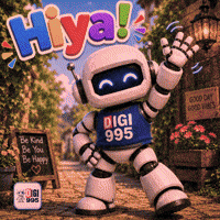 Cartoon Character Hello GIF by Digi 995