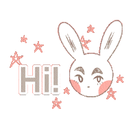 Stars Hello Sticker