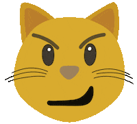 letterminded cat emoji aesthetic smiley Sticker