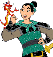mulan STICKER