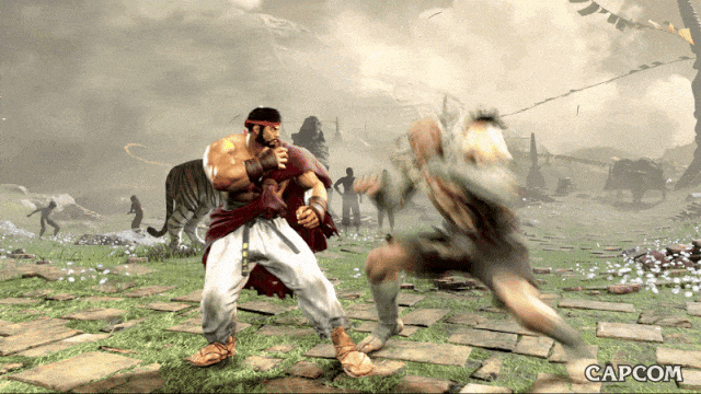 Video Game Tiger GIF by CAPCOM