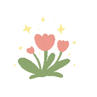 Flower Wink Sticker