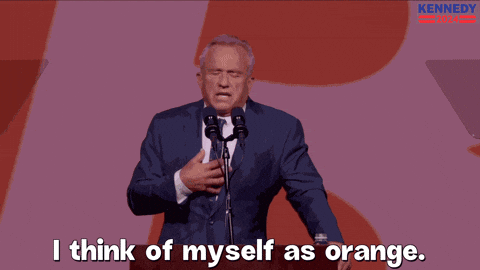 Orange Think GIF by Team Kennedy
