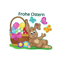 Frohe Ostern Happy Eastern Sticker by Schnappdeinpreis