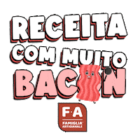 Pig Bacon Sticker by FA Defumados