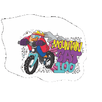 MTNCAT100 mountaincat mtncat100 mountain cat mountain cat 100 Sticker