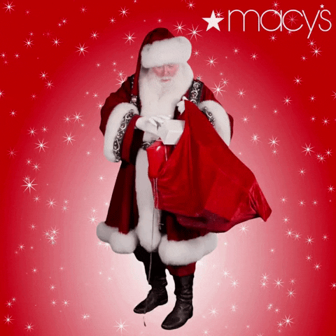Santa Claus Christmas GIF by Macy's
