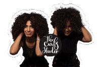 Curlyhair Sticker by Thecurlystudio