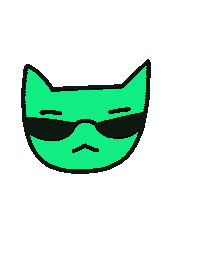 Cool Cat Sticker by Kosko