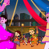 Festival Celebrations GIF by Chhota Bheem