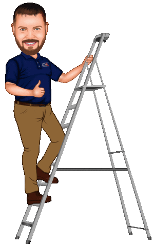 Chi Ladder Sticker by Capitol Home Inspections