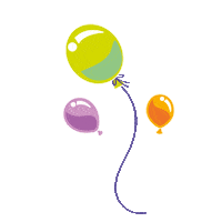 Color Ballons Sticker by Distroller