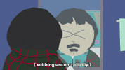 mirror crying GIF by South Park 