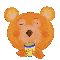 Happy Bear Sticker