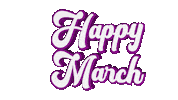 Hello March Sticker by OpticalArtInc.