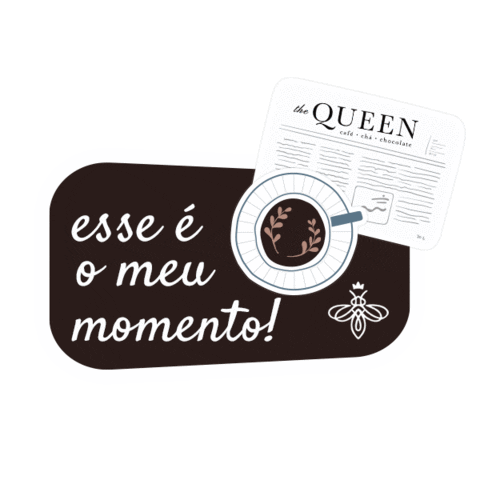 thequeencafe coffee cafe thequeen thequeencafeteria Sticker