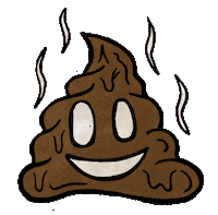 Emoji Poop Sticker by SCRT WNDW