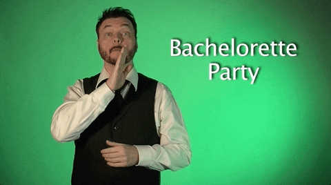 sign language bachelorette party GIF by Sign with Robert