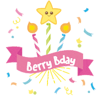 BeBerry beberry be berry be berry happy berry bday Sticker
