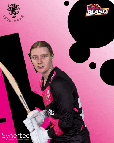 Ball Hit GIF by Somerset County Cricket Club