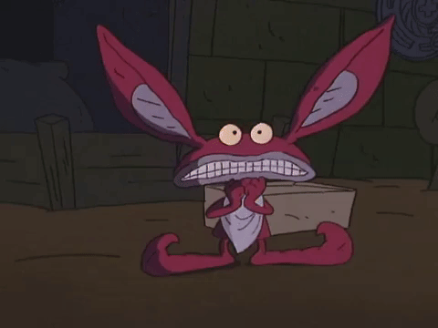 nickrewind giphydvr nicksplat aaahh real monsters giphyarm035 GIF