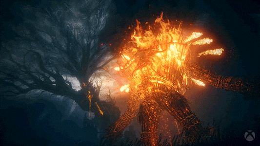 On Fire Burn GIF by Xbox