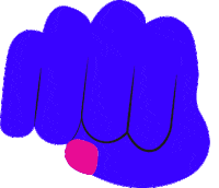 Punch Fist Sticker