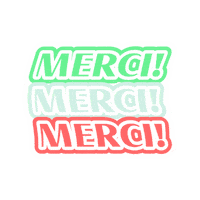 Merci Adobe Sticker by The Wern