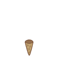 Ice Cream Eating Sticker