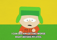 kyle broflovski cancer GIF by South Park 