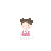 Cute Girl Sticker