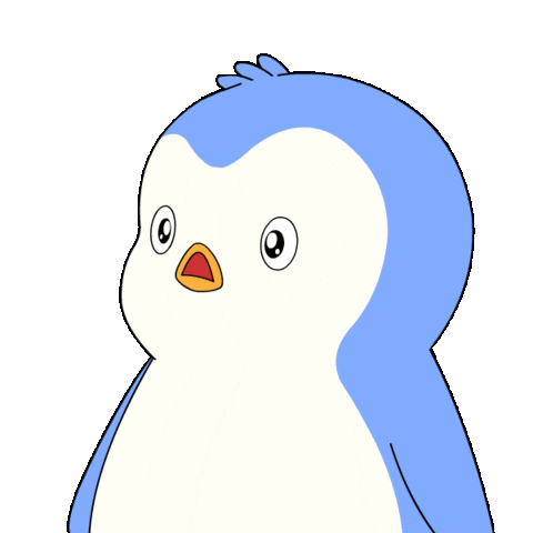 Scared Oh No Sticker by Pudgy Penguins