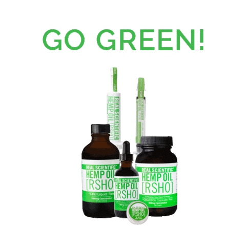 MJNA natural cbd skin care go green Sticker