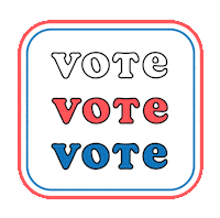American Sticker Sticker by Rock The Vote