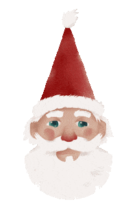 Merry Christmas Santa Sticker