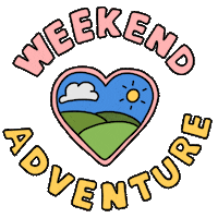 Saturday Morning Sunday Sticker by Poppy Deyes