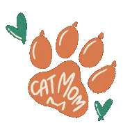 Cat Mom Sticker by Pleia Life