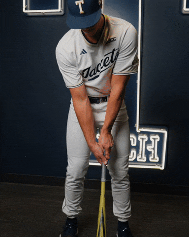 Georgia Tech Baseball GIF by Georgia Tech Yellow Jackets