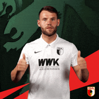 Football Thumbs Up GIF by FC Augsburg 1907