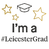 Graduate Grad Sticker by Uni of Leicester