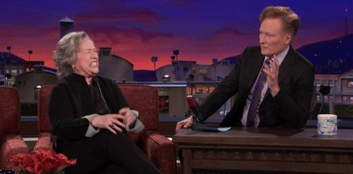 Kathy Bates Lol GIF by Team Coco