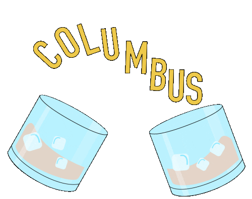 Columbus Ohio Drink Sticker by Experience Columbus