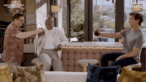 Matt Bomer Cheers GIF by HULU